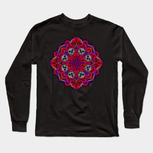 Skull mandala Long Sleeve T-Shirt